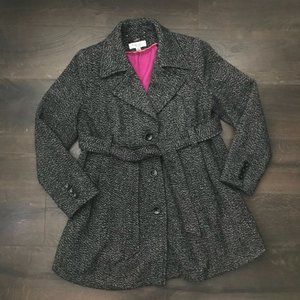 LIZ LANGE MATERNITY Tweed Coat/Jacket XL EUC!